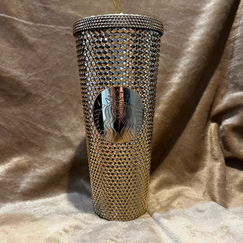 Starbucks Gold Holiday Studded Cup